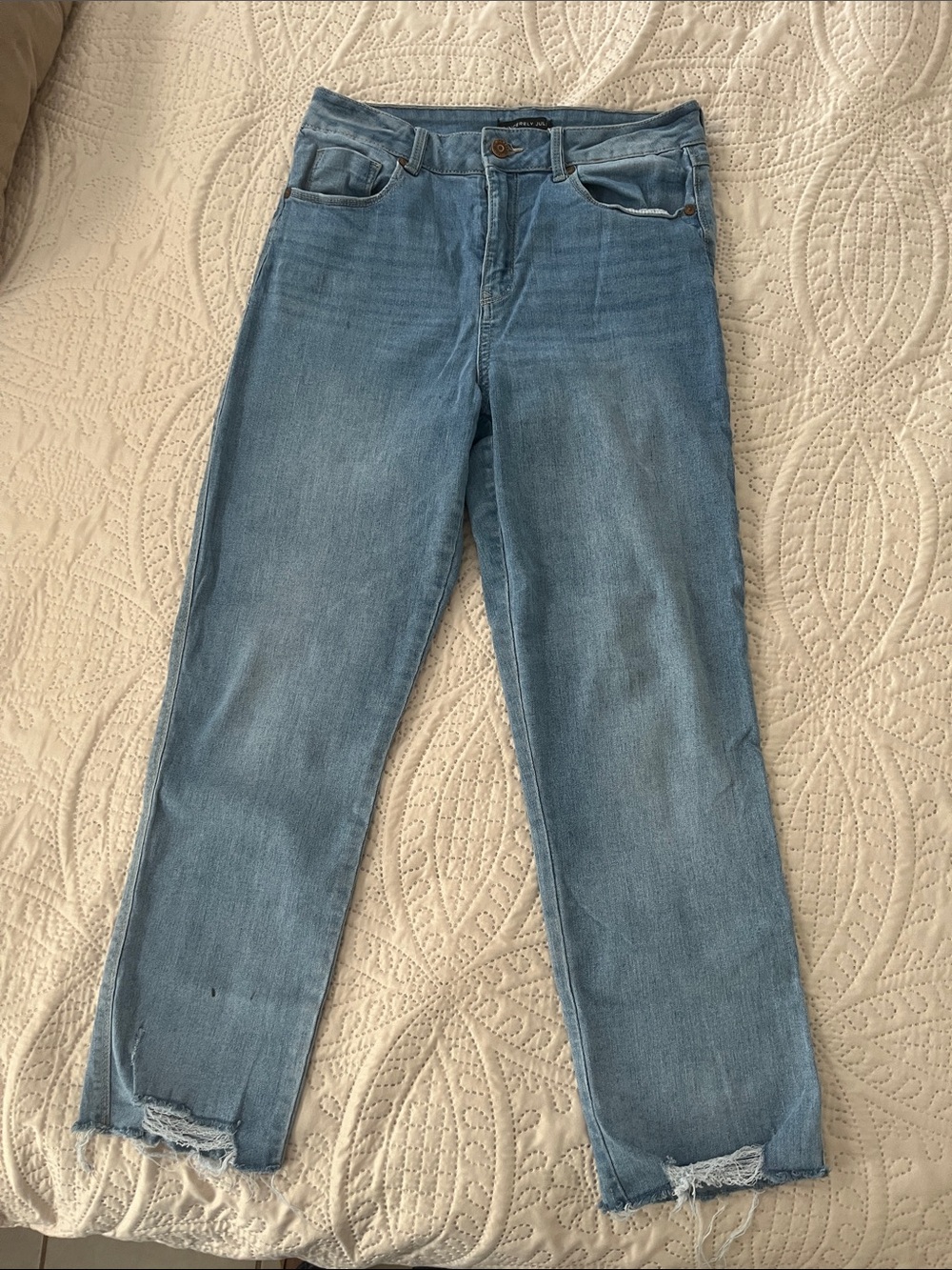 Sincerely Jules Light Blue Straight-Leg Jeans